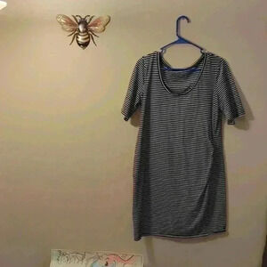 Bump start large size maternity dress